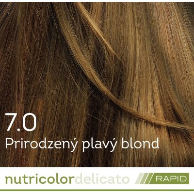 Biosline Barva na vlasy 7.0 Střední blond přírodní 135 ml