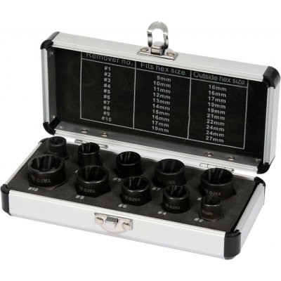 YT-06031 Sada vytahováků stržených šroubů 10ks – Sleviste.cz