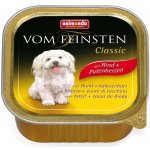 Animonda Vom Feinsten Classic Adult Dog hovězí a krůtí srdce 150 g – Zboží Mobilmania