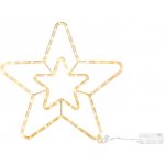 Magichome Vánoční dekorace HVĚZDA 73 LED, 41cm, 3xAA – Hledejceny.cz