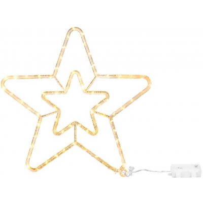 Magichome Vánoční dekorace HVĚZDA 73 LED, 41cm, 3xAA – Hledejceny.cz