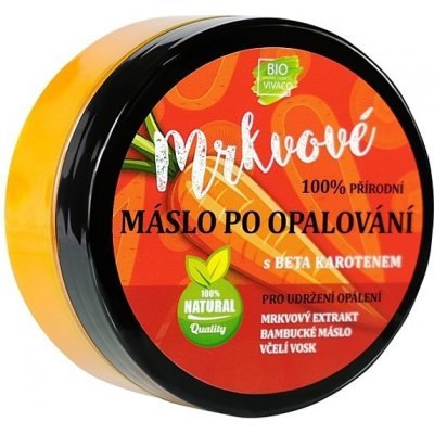 VIVACO Bio Přírodní mrkvové máslo po opalování s beta karotenem 150 ml – Zboží Mobilmania