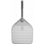 Lopata na pizzu s perforací a krátkou rukojetí, čtvercová, 350x710mm | HENDI, 618080 – Zboží Mobilmania