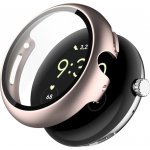 VSECHNONAMOBIL PC FULL COVER Plastový kryt se sklem pro Google Pixel Watch / Pixel Watch 2 růžový 61547 – Zboží Živě