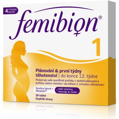 Femibion 1 Plánování a první týdny těhotenství 2023 28 tablet
