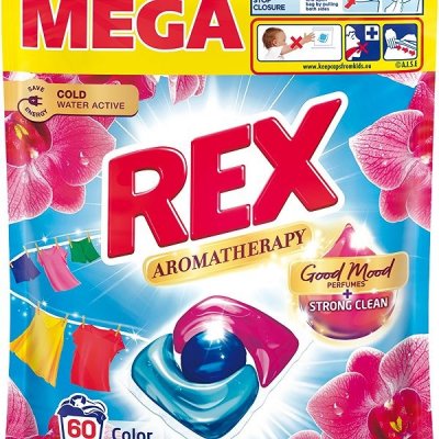 Rex prací kapsle Aromatherapy Orchid Color 60 PD 720 g – Zboží Mobilmania