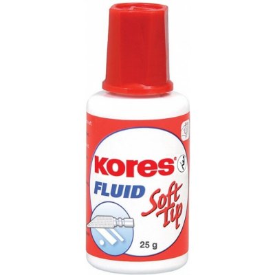 Opravný lak Kores Fluid Soft Tip 25ml s houbičkou – Hledejceny.cz