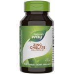 Nature's Way Zinek v chelátové vazbě 30 mg 100 kapslí – Hledejceny.cz