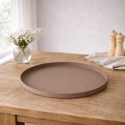 BOLTZE Podnos Rondella 40 cm hnědý – Zboží Dáma