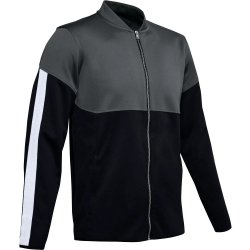 Under Armour Athlete Recovery Knit Warm Up Top šedá