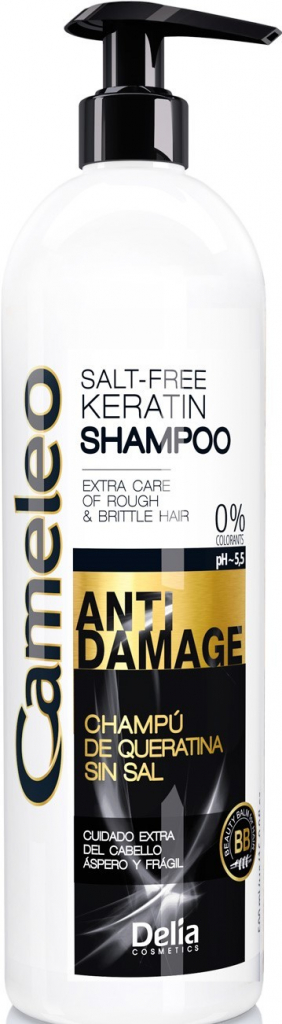 Delia Cameleo BB keratinový šampon pro poškozené vlasy 500 ml