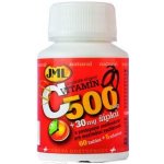 JML Vitamin C přírodní s šípky 500 mg 60 tablet – Hledejceny.cz