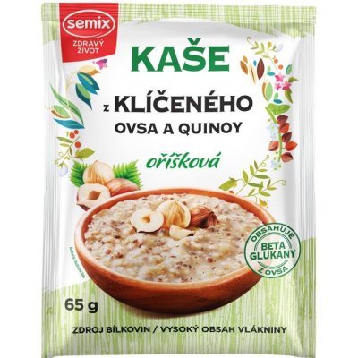 Semix Kaše z klíčeného ovsa a quinoy oříšek BZL 65 g – Zboží Dáma