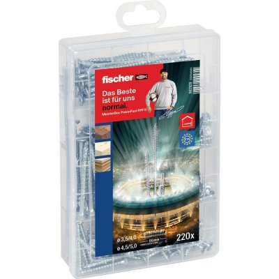 Fischer 562929 Meisterbox PowerFast II SK TG / VG TX sada šroubů do dřevotřísky ocel galvanizováno zinkem 1 sada – Hledejceny.cz