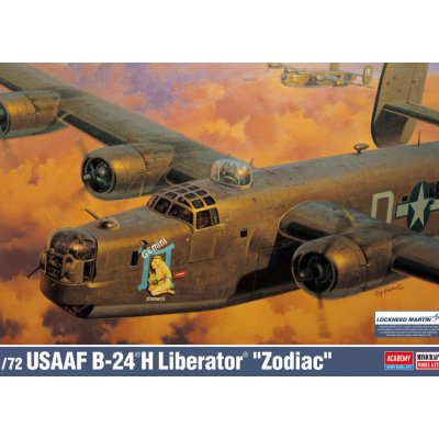 Academy 12584 USAAF B 24H Liberator Zodiac1:72 – Sleviste.cz