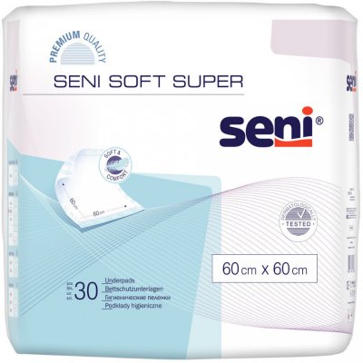 Seni Soft Super hygienické absorpční podložky 4 kapky 60x60 30 ks – Zboží Mobilmania