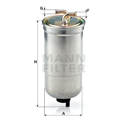 WK 853/16 MANN-FILTER Palivový filtr | Zboží Auto