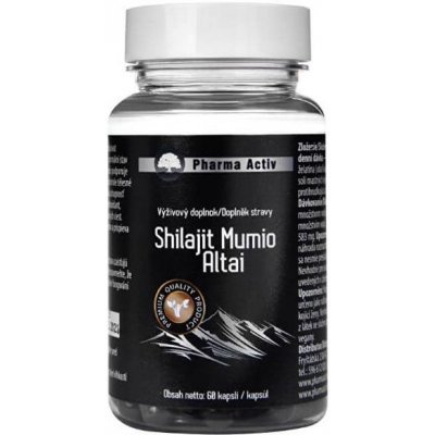 Pharma Activ Shilajit Mumio Altai 60 kapslí