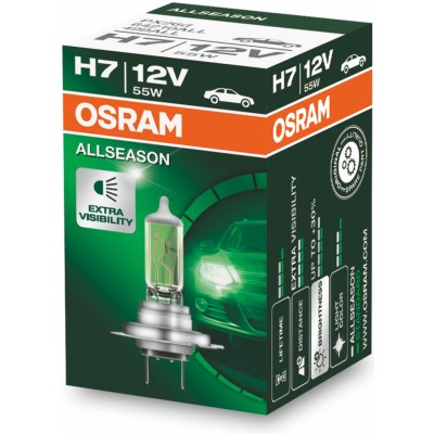 Osram ALLSEASON SUPER H7 12V 55W PX26d – Zboží Mobilmania