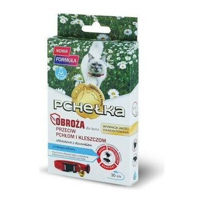 Pchelka Obojek proti klíšťatům a blechám se zvonkem 30 cm – Zboží Dáma