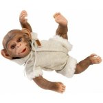 Guca 987 REBORN OPIČKA realistická opička miminko s měkkým látkovým tělem 32 cm – Zbozi.Blesk.cz