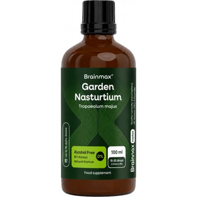 BrainMax Nasturtium Alcohol Free Tincture 10:1 Extract 100 ml – Hledejceny.cz