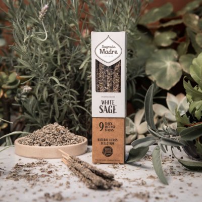 Sagrada Madre Vonné tyčinky Bílá šalvěj 9 ks – Zboží Mobilmania