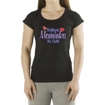 Dámské tričko NEJLEPŠÍ MAMINKA – Zbozi.Blesk.cz