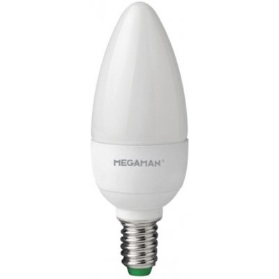 Megaman LED svíčka B35 4.9W/40W E14 2700K 470lm NonDim 15Y opál˙ – Sleviste.cz