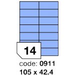 Rayfilm R0123 modré etikety 105x42,4mm 100 listů – Zboží Dáma