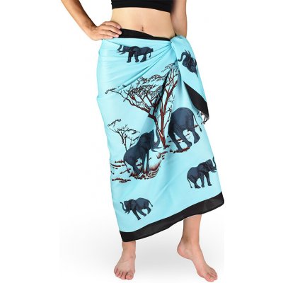 Sarong Pareo REN sloni modrá – Zboží Dáma