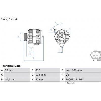 generátor BOSCH 0 986 047 530 – Zbozi.Blesk.cz