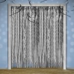 PartyDeco Párty závěs stříbrný 90 x 250 cm – Zboží Mobilmania