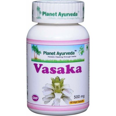 Planet Ayurveda Vasaka extrakt 5:1 500 mg 60 kapslí – Hledejceny.cz