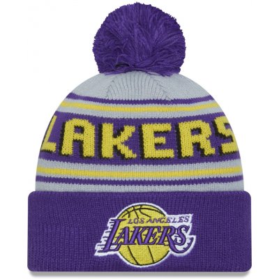 New Era Pánská zimní čepice Los Angeles Lakers NBA Pom Wordmark – Hledejceny.cz