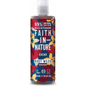 Faith in nature 2v1 sprchový gel a pěna do koupele BIO čokoláda 400 ml