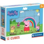 Clementoni obrázkové kostky kubus Play For Future 12 Prasátko Peppa – Zboží Dáma