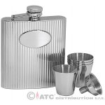 Kapesní ocelová nerezová lahev 98289 ocelová nerezová láhev s kalíšky – Sleviste.cz