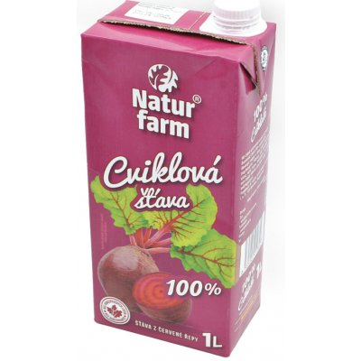 Naturfarm Šťáva z červené řepy 100% 1 l – Sleviste.cz
