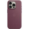 Pouzdro a kryt na mobilní telefon Apple iPhone 15 Pro FineWoven Case MS - Mulberry