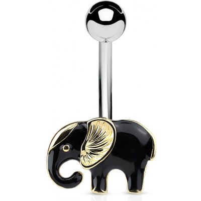 Šperky4U piercing do pupíku slon WP01283.0 – Zboží Mobilmania