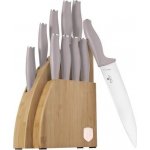Berlingerhaus Sada nožů se stojanem BAMBOO 10 ks Taupe Collection – Zboží Dáma