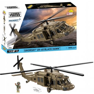 COBI 5906 Armed Forces Americký víceúčelový vrtulník Sikorsky UH-60 Black Hawk – Zboží Dáma