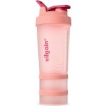 Vilgain Shaker Pro 2Go – coral 450 ml + 150 ml + 100 ml – Zboží Dáma
