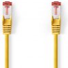 síťový kabel Nedis CCGL85221YE015 S/FTP CAT6, zástrčka RJ45 - zástrčka RJ45, 0.15m, žlutý