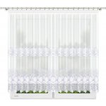 BytoTex Hotová bílá záclona s výšivkou Irena 400x150 cm – Hledejceny.cz