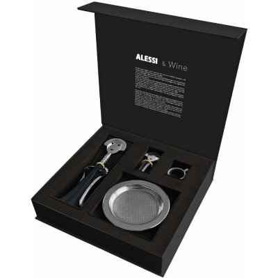 Sada příslušenství k vínu ANNA, sada 4 ks, Alessi – Hledejceny.cz