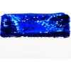 Kosmetická taška Hutr kosmetická taštička / penál s flitry barva tmavě modrá