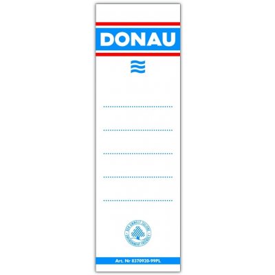 Nasouvací štítky Donau na šanon, 48 x 153 mm, 20 ks – Hledejceny.cz