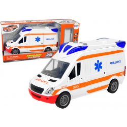 LEANToys Interaktivní ambulance s nosítka a s efekty